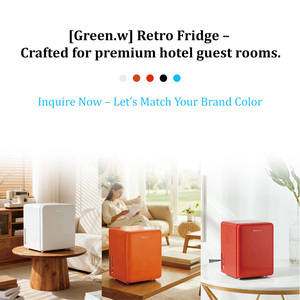 Réfrigérateur à adsorption Green.W Mini 30L en acier inoxydable, faible bruit, économe en énergie, dégivrage automatique, 1 porte, portable pour la maison et l'hôtel - Product Image 5