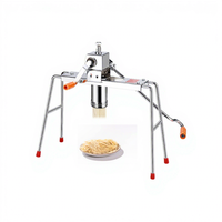Presse à nouilles manuelle professionnelle avec 9 matrices interchangeables pour pâtes, nouilles de riz et nouilles fraîches