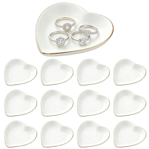 Plateau de rangement moderne et élégant en cuir à un niveau, style américain, pour bijoux, organisateur de table de chevet pour le rangement dans le salon - Product Image 1
