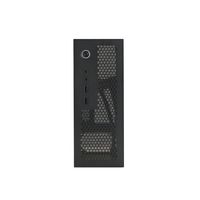 Casing PC Mini Tower Hitam Tipis SFF ITX untuk Komputer, Material Logam CNC Custom SPCC, Port USB 2.0