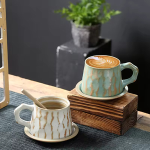 Tazas de Café y Tazas Creativas para Café Hecho a Mano, Taza para Latte de Té de la Tarde, Tazas Vintage de Cerámica Rústica con Logotipo Personalizado, Tazas Modernas de Cerámica - Product Image 4