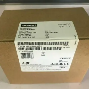 Nuovo originale CPU DC/DC/Rly SIMATIC S7-1200 1215C <span class=keywords><strong>Siemens</strong></span> <span class=keywords><strong>PLC</strong></span> 6ES7215-1HG40-0XB0 - Product Image 2