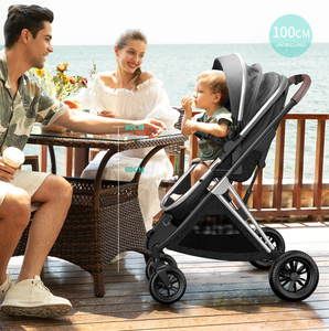 Passeggino JXB 2 in 1 Intercambiabile con <span class=keywords><strong>Seggiolino</strong></span> <span class=keywords><strong>Auto</strong></span> per Neonati, Chiusura Rapida con Una Mano, Carrozzina per Neonati - Product Image 3