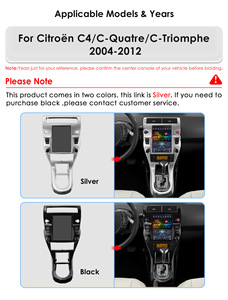 Carupez 9.7Inch Android Xe Stereo Cho Citroen C4/C-Quatre/C-Triomphe 2004 2012 8-Lõi Dọc Tesla Phong Cách Được Xây Dựng Trong GPS - Product Image 4
