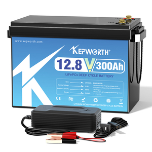 2025 produk baru Kepworth 12v 300ah Lifepo4 paket baterai 12.8V baterai Lithium Ion 4000 + kali baterai isi ulang siklus dalam - Product Image 5