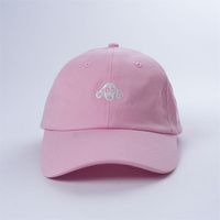 Chapeaux personnalisés à 6 panneaux avec logo brodé sur mesure, casquettes de baseball 100% coton non structurées avec patch en caoutchouc