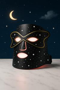 Máscara facial de silicona <span class=keywords><strong>LED</strong></span> roja de <span class=keywords><strong>7</strong></span> <span class=keywords><strong>colores</strong></span> Dispositivo de terapia de luz roja de mano para cara y ojos - Product Image 6