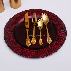 Venta al por mayor de platos de melamina de plástico apilable para restaurante platos rojos de plástico para acampar - Product Image 4