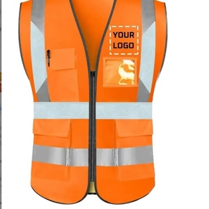 Customizable Security <b>Reflective</b> Safety Vest Polyester <b>Material</b> Polyurethane Radiation-Proof for Seguran Dry Featuring Logo - Product Image 4