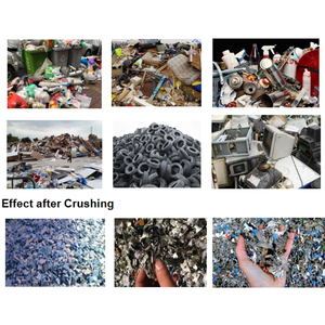 Chất thải trong nước Shredder chất thải Shredder Máy Nghiền đôi trục phế liệu kim loại Shredder - Product Image 5