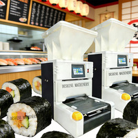 Machine automatique de préparation de rouleaux de sushi pour restaurant, robot à sushi, machine à feuilles de riz pour sushi