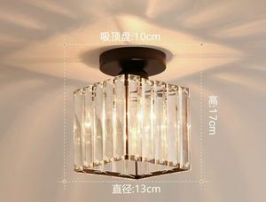 Lampe en cristal d'aluminium LED simple et moderne de style nordique, petite taille, hauteur réglable, prix abordable, luminaire décoratif pour cuisine et salon - Product Image 2