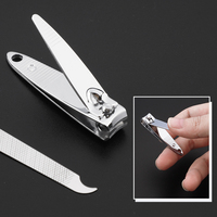 Nouveau produit : Fournitures pour ongles pour supermarché, emballage suspendu en PVC, sac de 5 pièces, outils à ongles, coupe-ongles, ensemble de manucure et pédicure