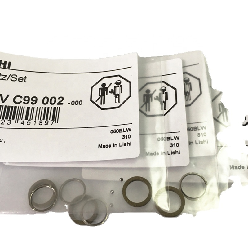 Common Rail Injector Overhaul Kit F00VC99002 Injector Repair Kits Steel Ball Gasket Shims Steel Ball Size 1.34mm for Bosch