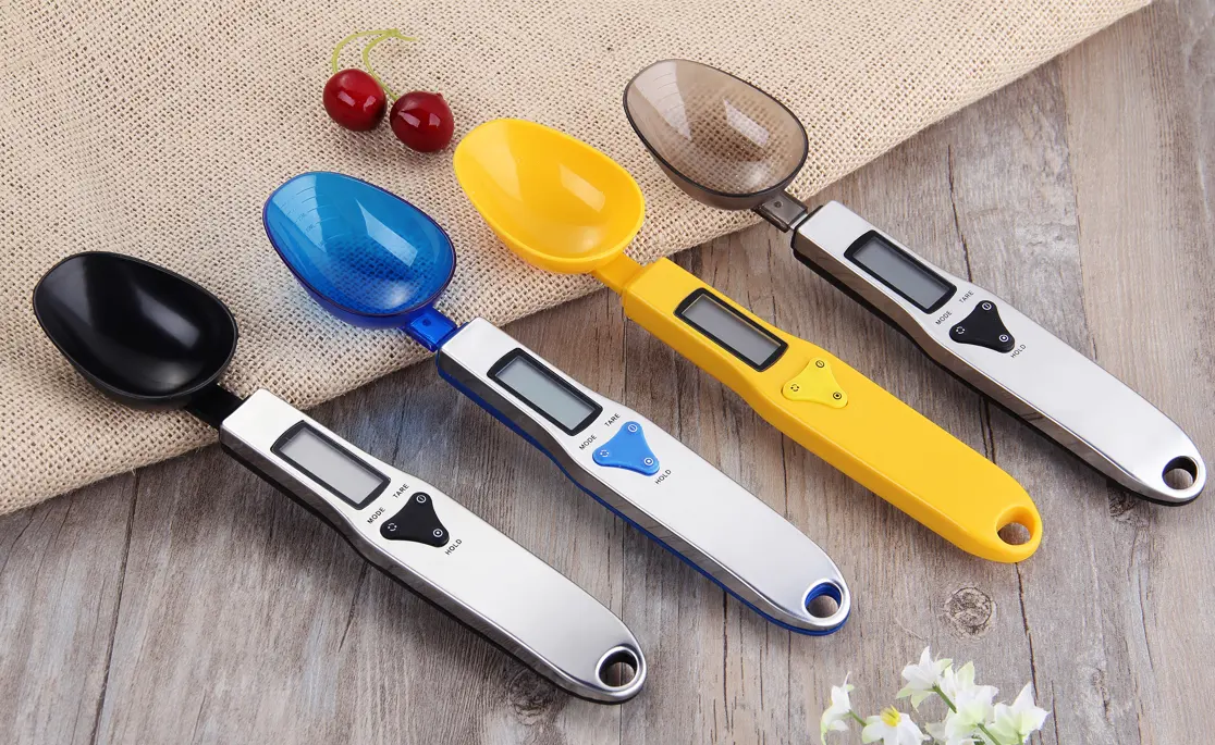 Changxie Großhandel Küchen waage 500g 0,1g LCD elektrische Messung Food Tool Digital Spoon Scale