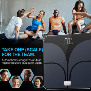 Smart BMI App numérique électronique pourcentage de mesure de la graisse corporelle <span class=keywords><strong>BMR</strong></span> échelle musculaire - Product Image 5