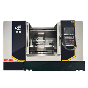 Mittelgroße 6-Achsen Horizontale <span class=keywords><strong>CNC</strong></span>-Drehmaschine Doppelwellen-Einzelblatt-Schrägbett-Dreh- und Fräsmaschine für Metallteile - Product Image 1
