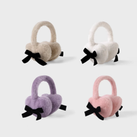 Couvre-oreilles en peluche douce pour femmes en hiver, offrant chaleur et protection contre le vent, adaptés au ski et au cyclisme, bonnet de protection pour les oreilles