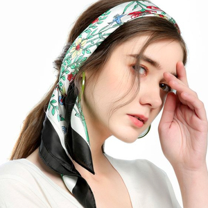 Reine Maul beers eiden quadrate benutzer definierte reine 6A Klasse Maul beers eiden schal mit Geschenk box - Product Image 3