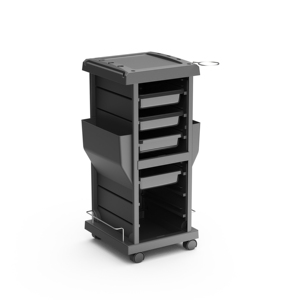 <span class=keywords><strong>Bellezza</strong></span> professionale nera del carrello di immagazzinaggio del carrello del salone - Product Image 2