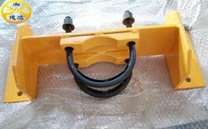Staffa a pavimento per tubo pompa calcestruzzo Forged <span class=keywords><strong>Putzmeister</strong></span> con bulloni a U, misura 4"-5" - Product Image 4