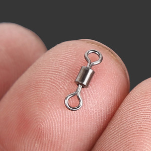 Conectores giratorios de acero inoxidable para aparejos de pesca, accesorios pequeños de estilo americano para pesca grande, mediana y pequeña - Product Image 3