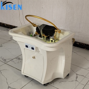 KISEN Nouveau Bassin de Lavage Portable pour Spa Capillaire avec Plomberie, Évier Personnalisé pour Chaise de Lavage de Cheveux, Idéal pour Salons de Coiffure et Hôtels - Product Image 5