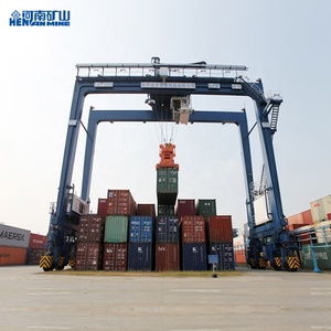 رافعة RTG 20 طن 25 طن 30 طن ميناء استخدام الإطارات المطاطية رافعة حاوية رافعة جسرية ناقلة - Product Image 3