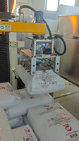 Ouvre-sacs robotisé 4 axes pour le traitement du graphite, bras robotisé, 25-100 kg/sac, 100 sacs/h, servo-moteur, guidé par vision, PLC