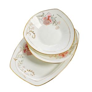 Service de table en porcelaine, céramique, 70 pièces, vaisselle européenne luxueuse, coffret cadeau, minimalistes, cadeaux, logo personnalisé - Product Image 6