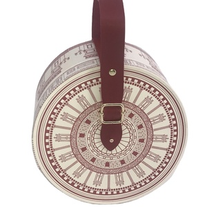 กล่องของขวัญทรงกระบอกทำจากกระดาษแข็งพิมพ์ลายด้วยหมึกถั่วเหลืองแบบกำหนดเอง ย่อยสลายได้ทางชีวภาพ สำหรับบรรจุภัณฑ์ขนม น้ำหอม นาฬิกา เครื่องประดับ และของขวัญต่างๆ - Product Image 1