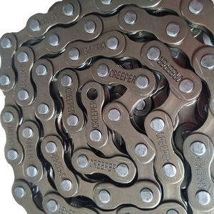Cadena de bicicleta de 114 eslabones, 1 velocidad, cadena de metal duradera para bicicleta de una sola velocidad - Product Image 2