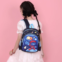 Sac à dos imperméable pour enfants de la maternelle et les classes primaires (CP-CM1) – Cartable de maternelle à motif de dessin animé, mignon, unisexe, avec fermeture éclair et double bretelle