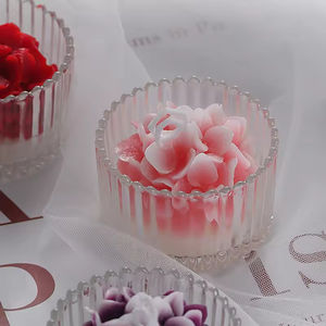 Velas Aromáticas de Cera de Soya Personalizadas al por Mayor, Mini, con 1 Mecha, Diseño Floral de Lujo para Decoración del Hogar, Regalos de Navidad - Product Image 6