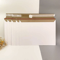 Enveloppe en papier blanc à fermeture adhésive, vierge, A4 A5, pour documents, contrats, sac en papier pour bureau, entreprise, expédition postale, stockage