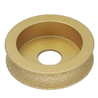 Disque de meulage diamanté pour meuleuse d'angle, pour le façonnage de pierre, le marbre, les tables, les vasques, et les formes romaines, semi-circulaires et françaises