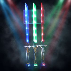 New Glowing Samurai Sword Kids' <b>Toy</b>: Flash Gravity-Sensing Sound & Light Multicolor Sword Hot-Selling Wholesale Item - Product Image 6