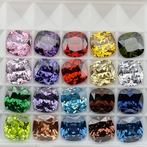 HQ Đá Quý 5A Chất Lượng 4x4-12x12mm Ngô Châu Tanzanite Màu Xanh Lá Cây Trắng CZ Đệm Cắt Màu Cubic <span class=keywords><strong>Zirconia</strong></span> Đá Quý - Product Image 3