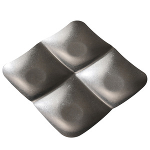 Stainless Steel Condiment Dish 17-17.9cm Divider For Snacks And Cold Dishes Microwave Safe - Product Image 2