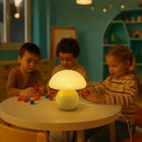 Lampe de table portable mini mignonne à LED changeante de couleur, veilleuse pour enfant, décoration d'ambiance pour la maison, salle de lecture pour enfants