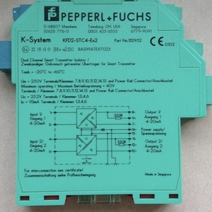 Pepperl+Fuchs KFD2-STC4-EX1 ตัวป้องกันความปลอดภัยแบบติดตั้งบนราง DIN ระบบ K-System ตัวแยกสัญญาณ แรงดันไฟฟ้าขาเข้า 23.5V DC กระแสไฟขาออก 115mA - Product Image 4