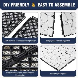 Piastrelle in Marmo per Pavimentazione, Mosaico in Pietra per Giardino e Patio, Piastrelle in Marmo e Calcare per Esterni - Product Image 6