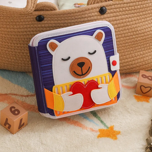 Juguete de aprendizaje táctil sensorial Montessori hecho a medida, viaje sin pantalla, esencial para niños pequeños, autoexploración, fieltro educativo - Product Image 2