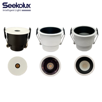 OEM ODM Mini projecteur LED commercial 5W 9W 15W Plafonnier rond en aluminium antireflet encastré à bas prix d'usine