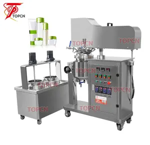 Mini Capacity Vacuum Hydraulic Lifting Laboratory Mixer Emulsifier Machine