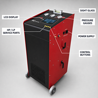 Machine de récupération de réfrigérant R134A R1234YF, machine de recyclage et de recharge de climatisation avec détecteur de taches pour service de climatisation automobile