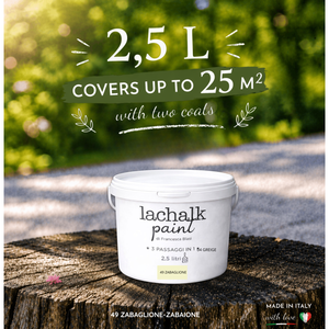 49 ZABAGLIONE 25 lt LaChalk the evolution of <b>chalk</b> paint Where <b>chalk</b> meets resin: Hybrid <b>Chalk</b> Resin Paint made in Italy - Product Image 2