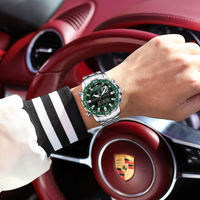 Montre pour homme POEDAGAR E122, montre-bracelet étanche, mouvement analogique-numérique de haute qualité, aiguilles lumineuses, Relogio Masculino