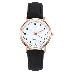 Montres pour femmes tendance, lumineuses, de haute qualité, à prix avantageux, avec bracelet en cuir givré rétro, montre à quartz décontractée, OEM ODM, vente chaude - Product Image 4