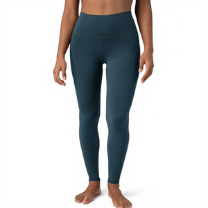 Leggings de sport pour femmes Dreamlux à taille haute, contrôle du ventre, motif de blocage des couleurs, entrejambe de 25''/28'', yoga - Product Image 1